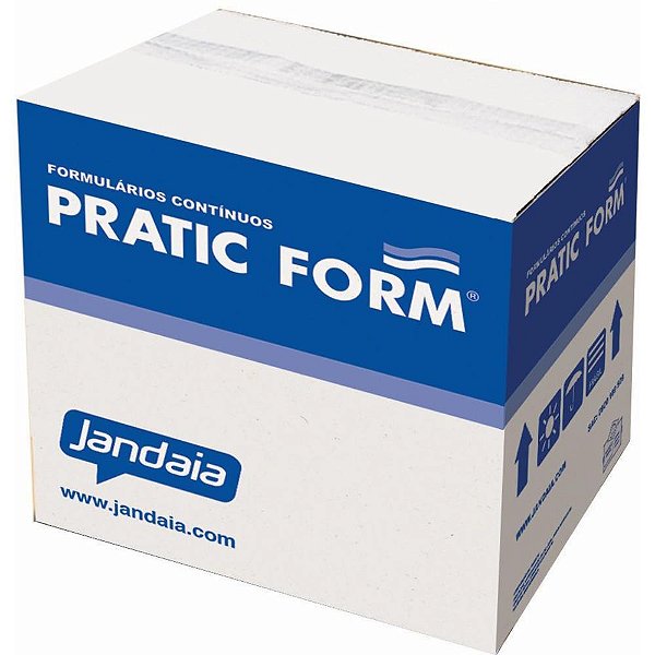 Formulário Contínuo Branco 2 Vias 80 Colunas 56G Caixa com 1500