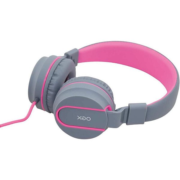 Fone de Ouvido Neon Rosa Emborrachado - Edição Limitada OEX