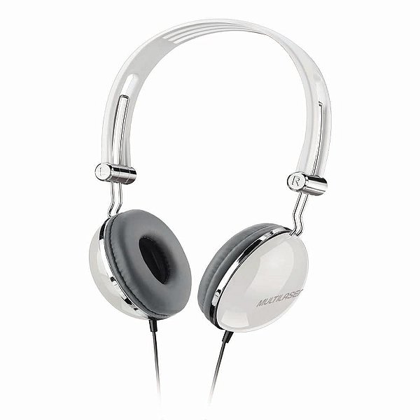 Fone de Ouvido com Microfone Headphone Superbass Branco