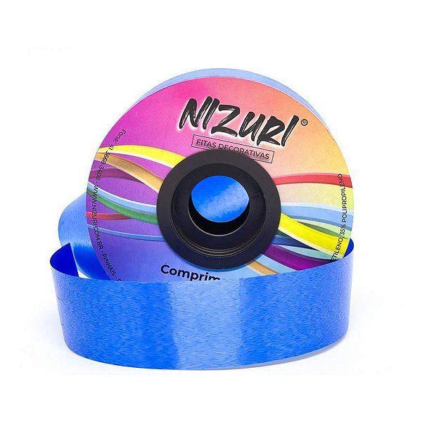 Fita Poli Lisa 21MM X 50M Azul