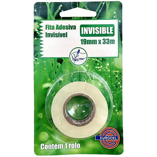 Fita Invisível 19MM X 33M - Blister com 01 Unidade