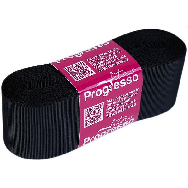 Fita de Gorgurão 38MM 10M Preto 219