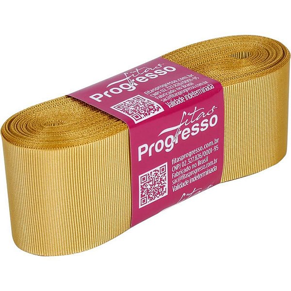 Fita de Gorgurão 38MM 10M Ouro 228