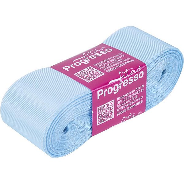 Fita de Gorgurão 38MM 10M Azul Bebê 212