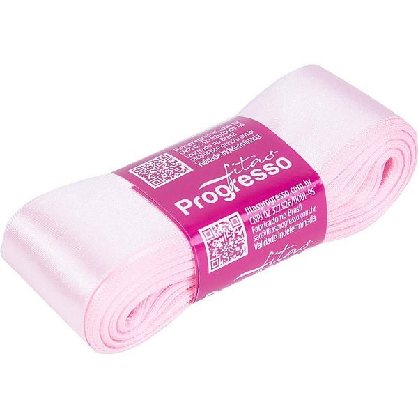 Fita de Cetim 38MM 10M Rosa Claro 206
