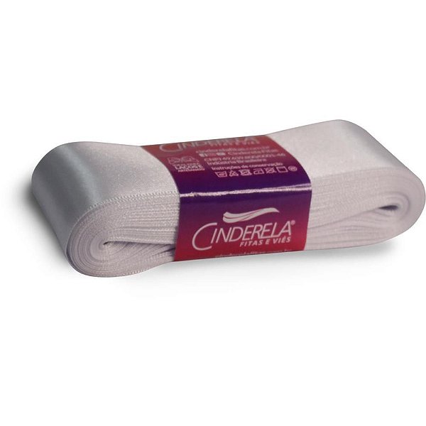 Fita de Cetim 38MM 10M Branca