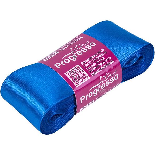 Fita de Cetim 38MM 10M Azul Royal 214