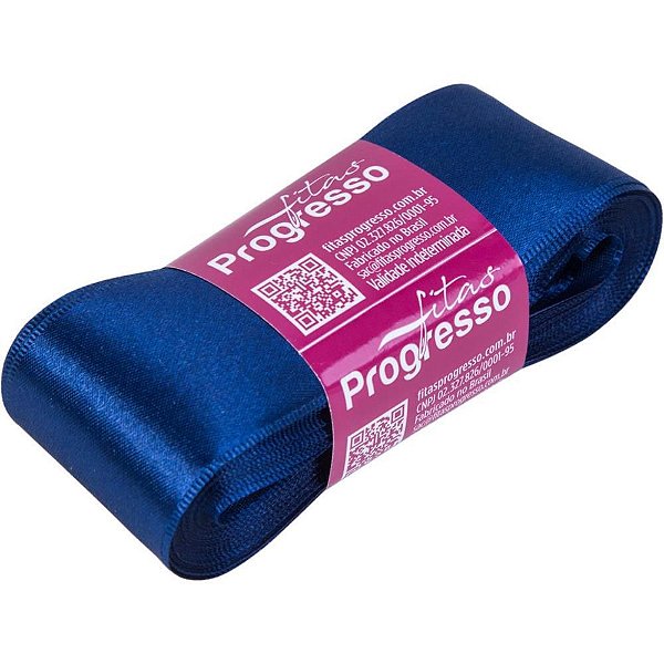 Fita de Cetim 38MM X 10M Azul Marinho 215