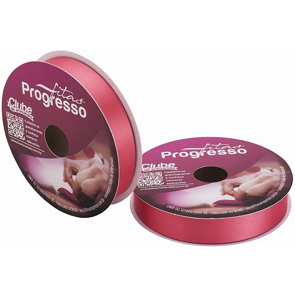 Fita de Cetim 22MM 10M Cereja