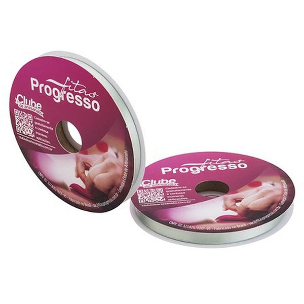 Fita de Cetim 15MM 50M Verde Suave