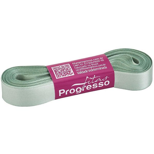 Fita de Cetim 15MM 10M Verde Suave