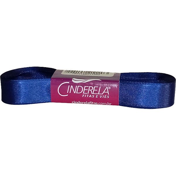 Fita de Cetim 15MM 10M Marinho