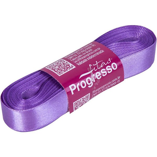 Fita de Cetim 15MM 10M Lilás Lavanda 356