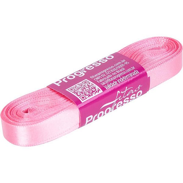 Fita de Cetim 10MM 10M Rosa Petala 009