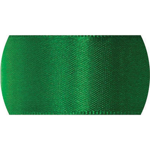 Fita de Cetim Simples 07MM Verde Bandeira - Rolo com 10M