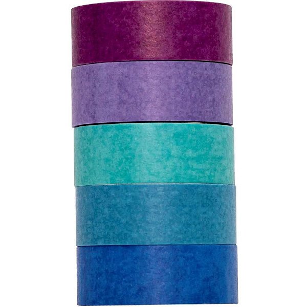 Fita Adesiva Decorada Washi Tapes 15X5 Pastel TREND BLCOM 05