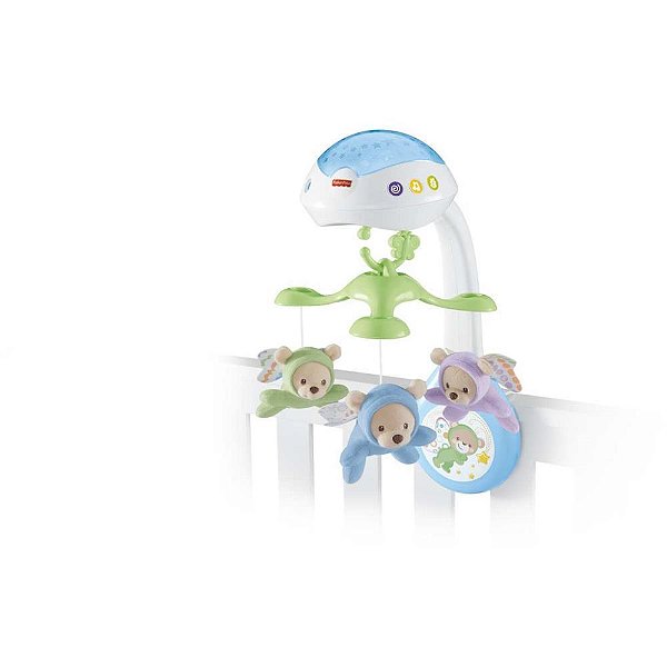 Fisher Price Newborn TOYS Super Móbile Ursinhos Fofinhos 3 em 1