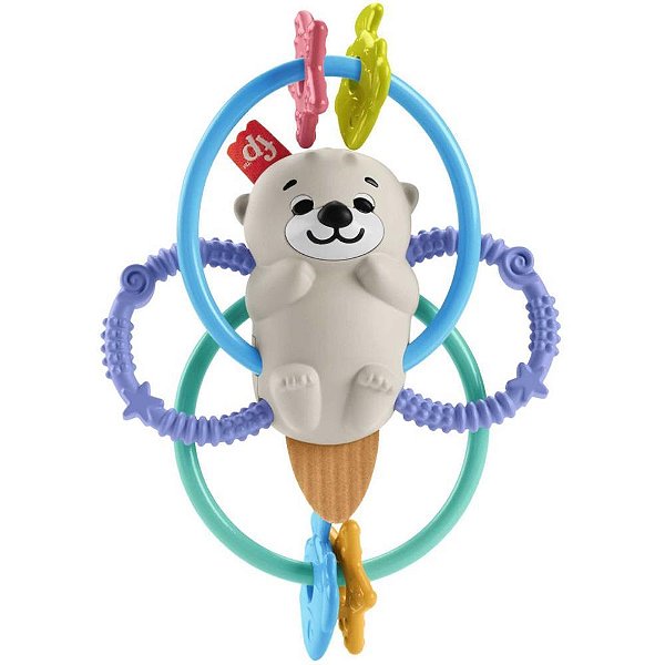Fisher Price Newborn TOYS Lontra Girar e Morder