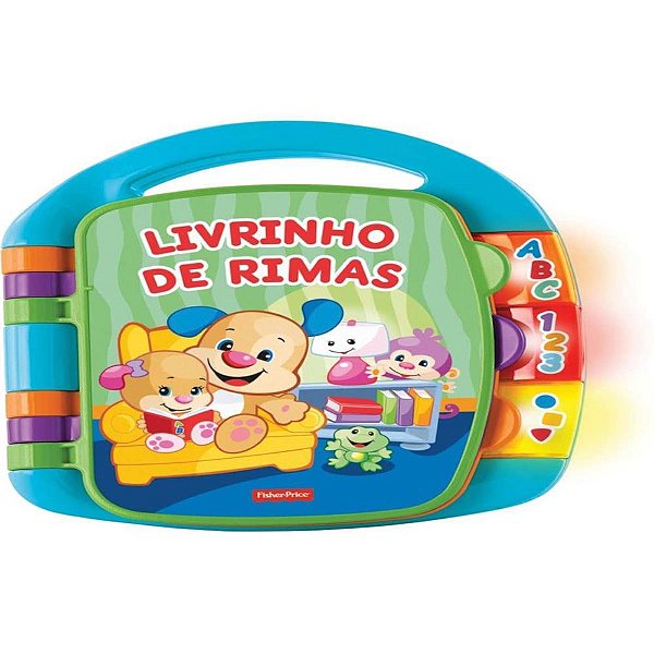 Fisher Price Infantil Aprender & Brincar Livro de Rimas