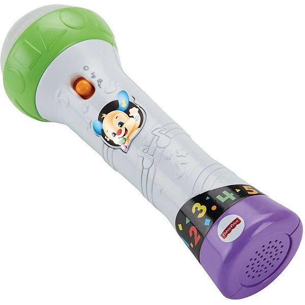 FISHER-PRICE Aprender e Brincar Microfone com SONS e Gravador