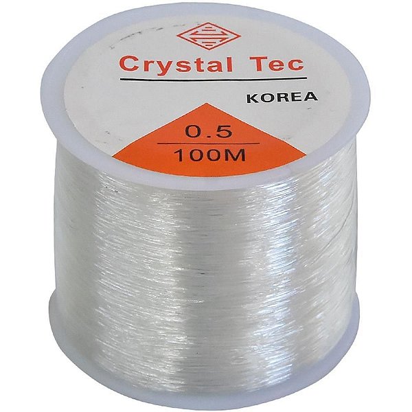 Fio de Silicone 0,5MM com 100M para Pulseiras e Cordões
