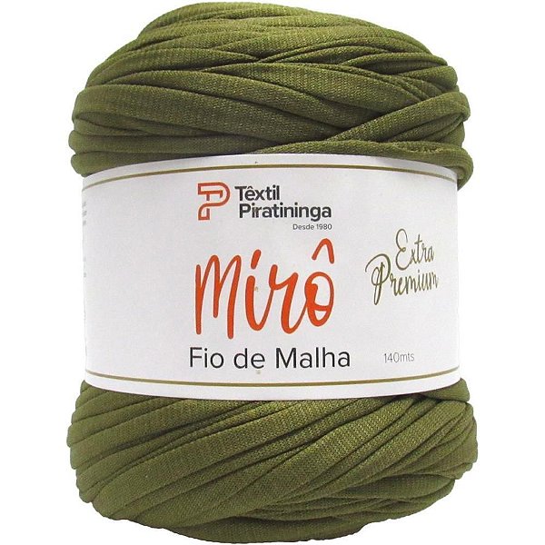 Fio de Malha Verde Musgo 140M Miro Premium