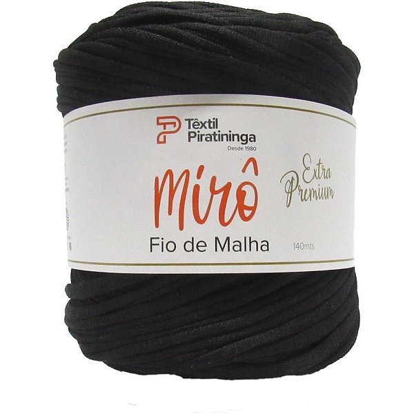 Fio de Malha Preto 140M Miro Premium