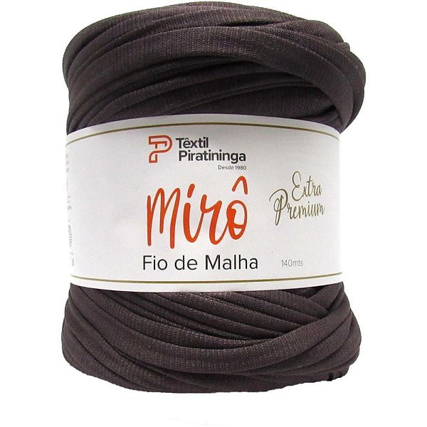 Fio de Malha Cinza Escuro 140M Miro Premium