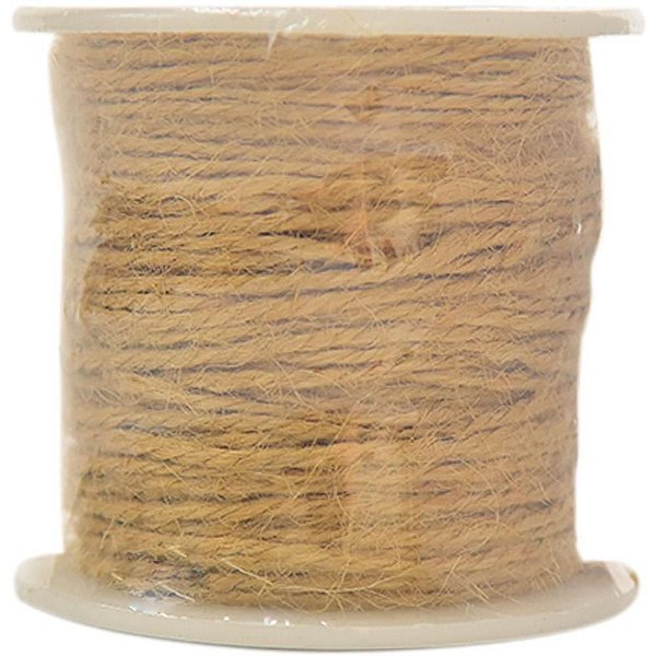 Fio de Juta 2MM Natural - Rolo com 50M
