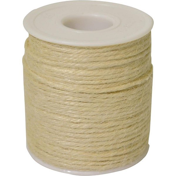 Fio de Juta 2MM Alvejado 50M
