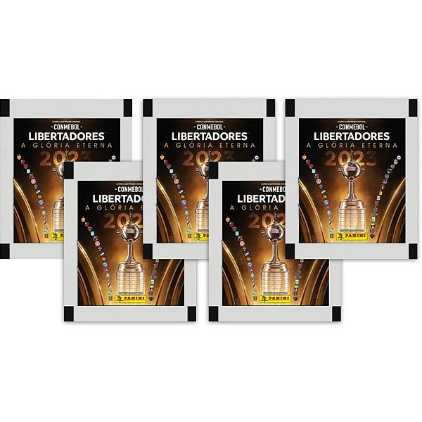 Figurinhas Libertadores 2023 Envelope com 5 PCT com 20