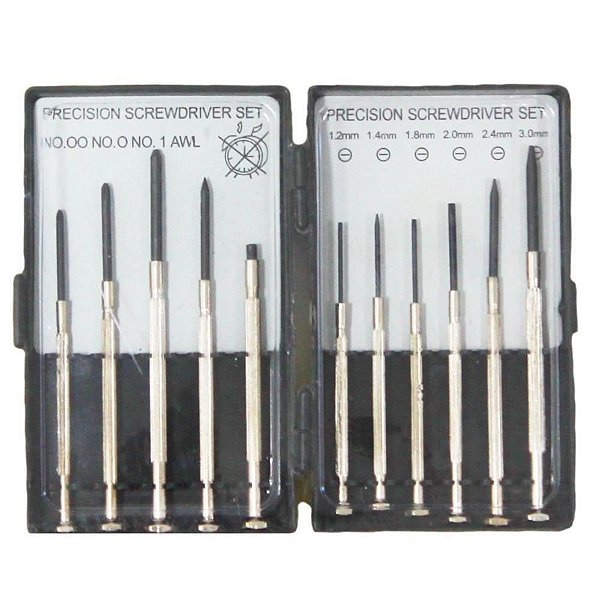 Ferramenta Manual KIT Chaves para Relógio 11 PCS