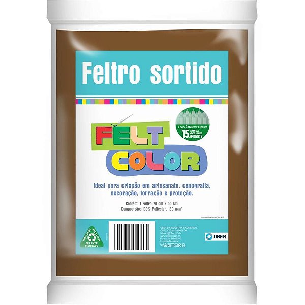 Feltro 70X50CM 180G Caramelo