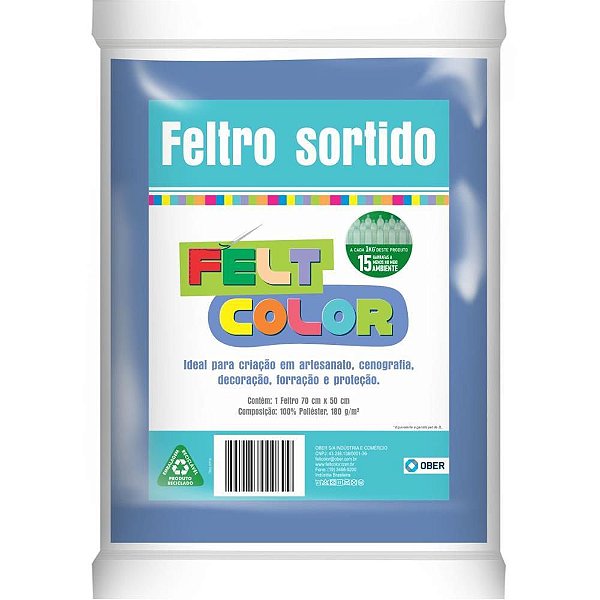 Feltro 70X50CM 180G AZ Bebê