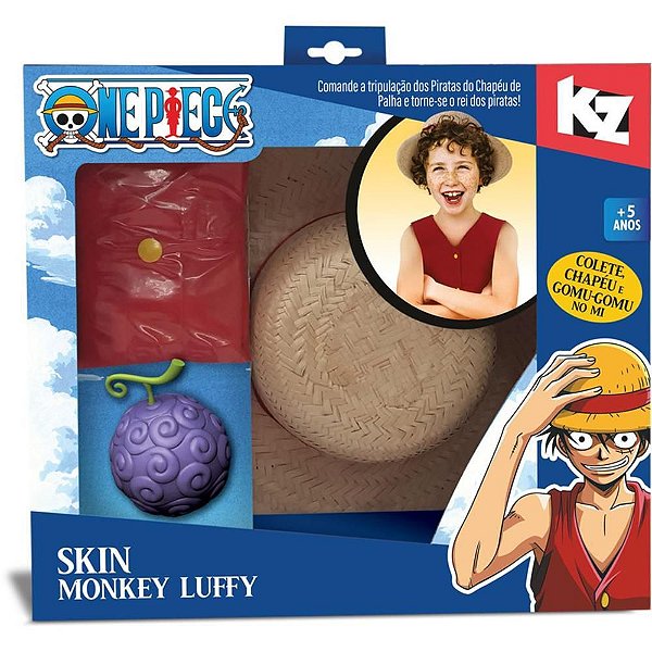 Fantasia Acessório ONE Piece SKIN Monkey DLUFFY
