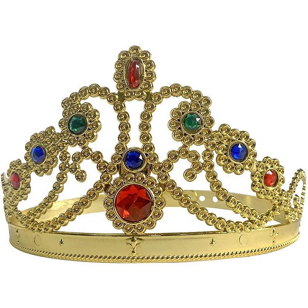 Fantasia Acessório Coroa Princesa Luxo 60X12CM