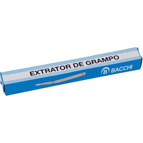 Extrator de Grampos Espátula Cromado - Pacote com 10