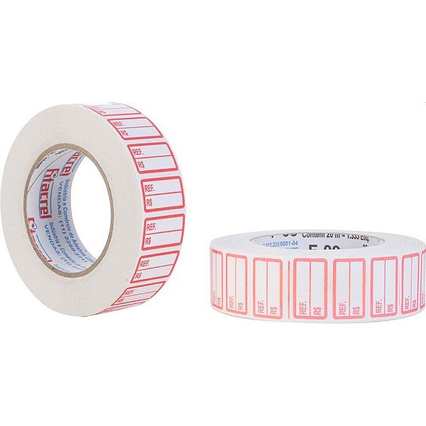 Etiqueta para Preço F-09 25X15MM – 1333 Etiquetas