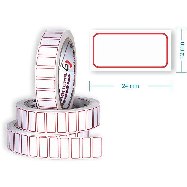 Etiqueta para Preço AR-4B 24X12MM com 1500 Etiquetas