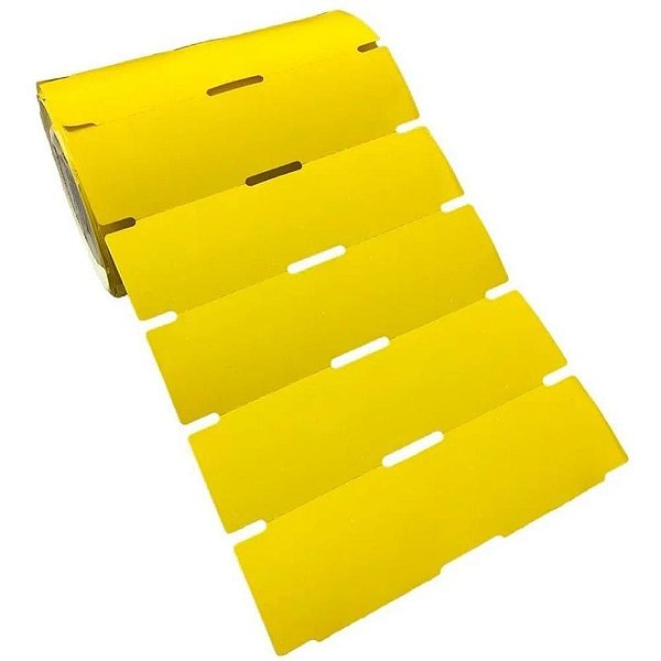 Etiqueta para Marcação de Gôndola 100X30MM Amarelo 1000 Etiquetas por Rolo
