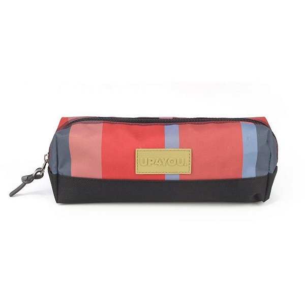 Estojo de Tecido UP4YOU You GO Grande 1 Zíper Vermelho