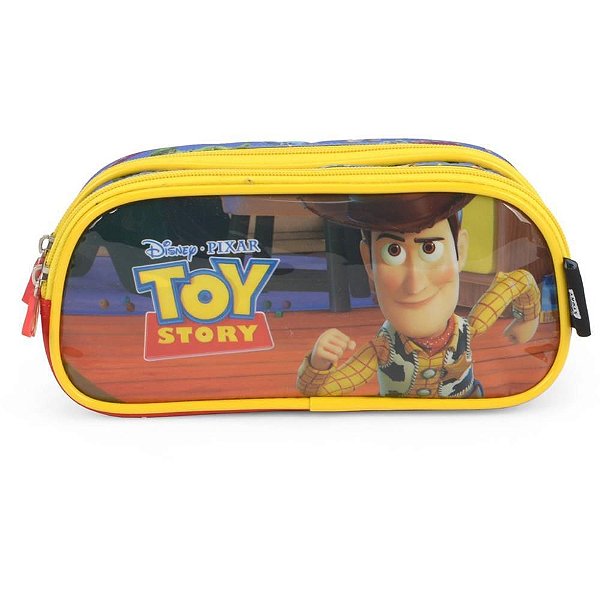 Estojo Tecido TOY STORY GD 2ZÍPERES VM