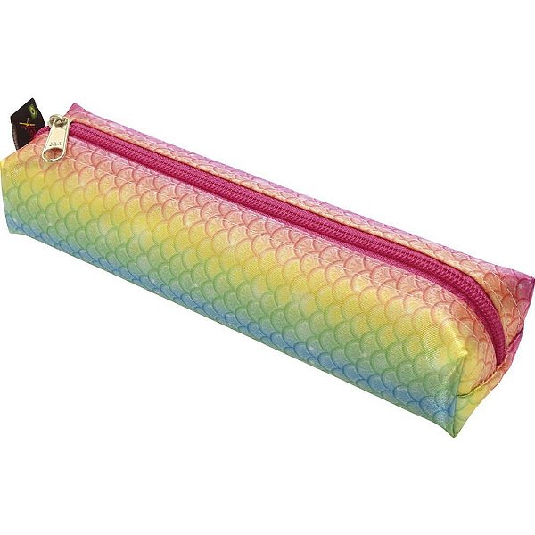 Estojo Tecido Feminino Cetim Médio Sortido - Pacote com 6 Unidades