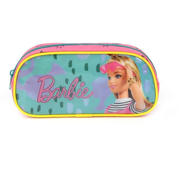 Estojo Tecido Barbie GD 1ZÍPER PK