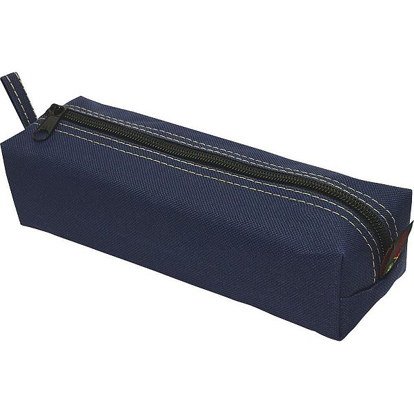 Estojo Lona Grande Azul