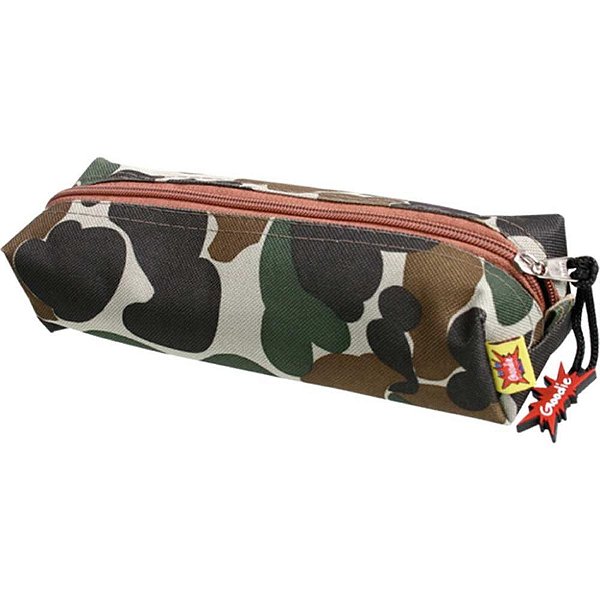 Estojo Lona Camuflado Jumbo 1 Zíper PCT com 04