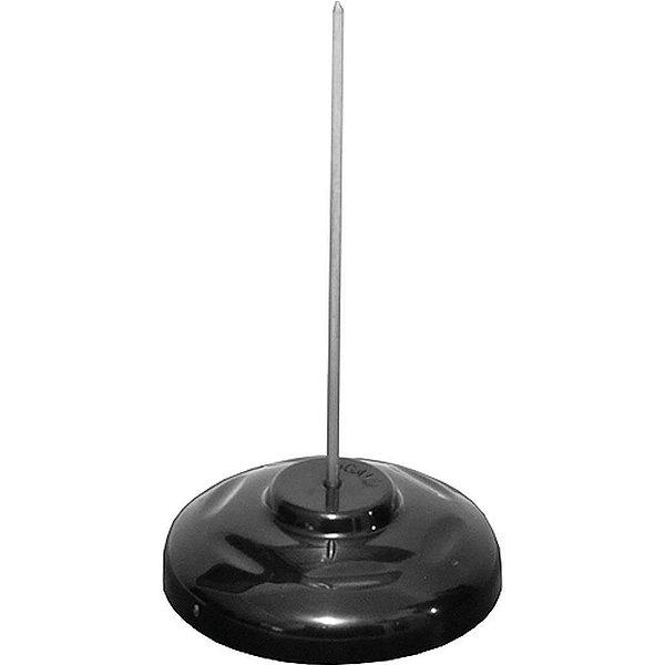 Espeto para Papel Metal PRETO/CINZA – Pacote com 12 Unidades