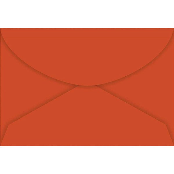 Envelope Visita Colorido Vermelho Color PLUS 80G - Caixa com 100 Unidades