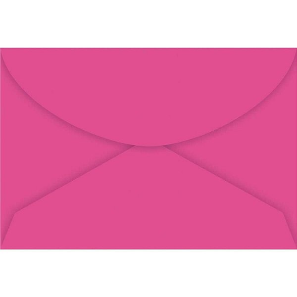 Envelope Visita Colorido PINK Color PLUS 80G – Caixa com 100 Unidades