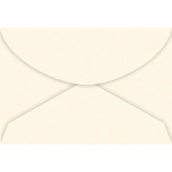 Envelope para Cartão de Visita Color PLUS Creme 80G - Caixa com 100